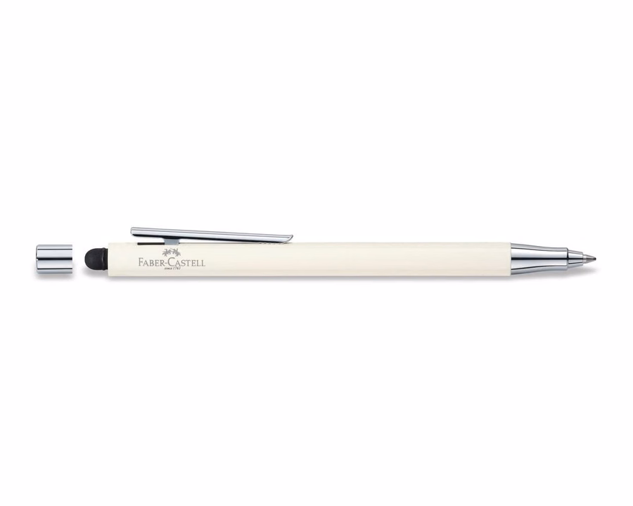Neo Slim Ivory Ballpoint Pen With Stylus