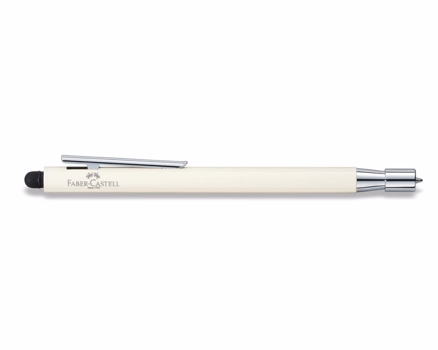 Neo Slim Ivory Ballpoint Pen With Stylus