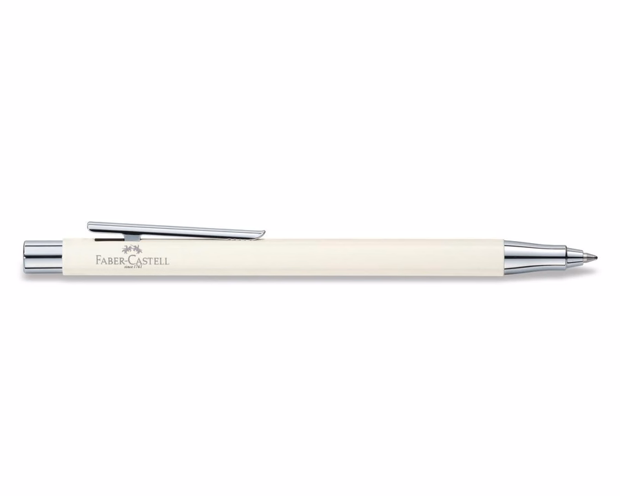 Neo Slim Ivory Ballpoint Pen With Stylus