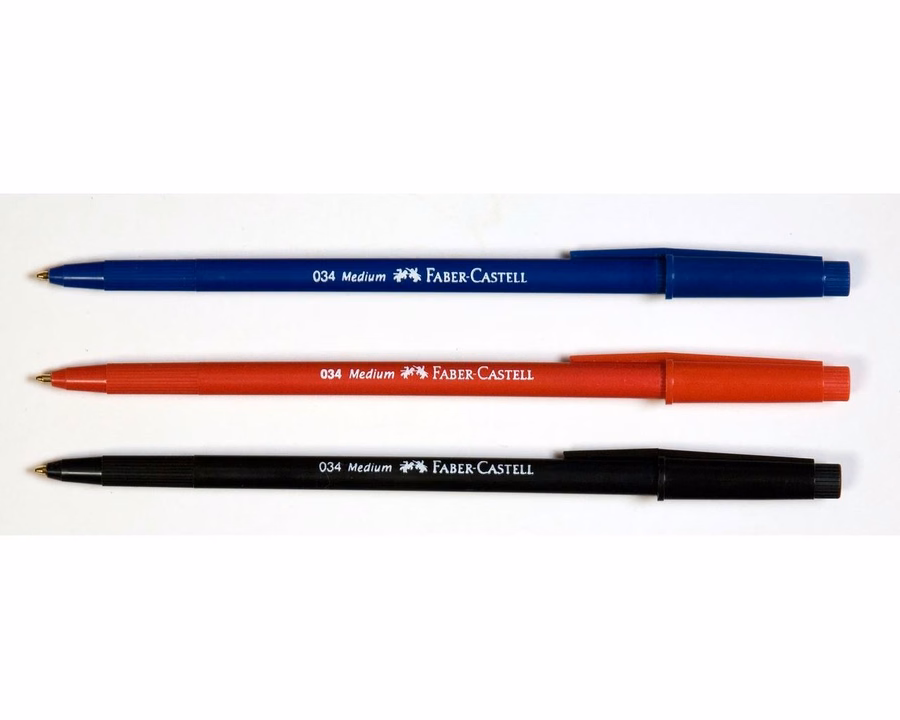 Ball Pen Lux 034-M Blue 12x