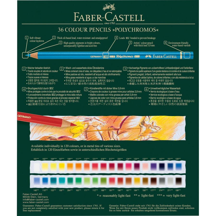 polychromos colour pencil