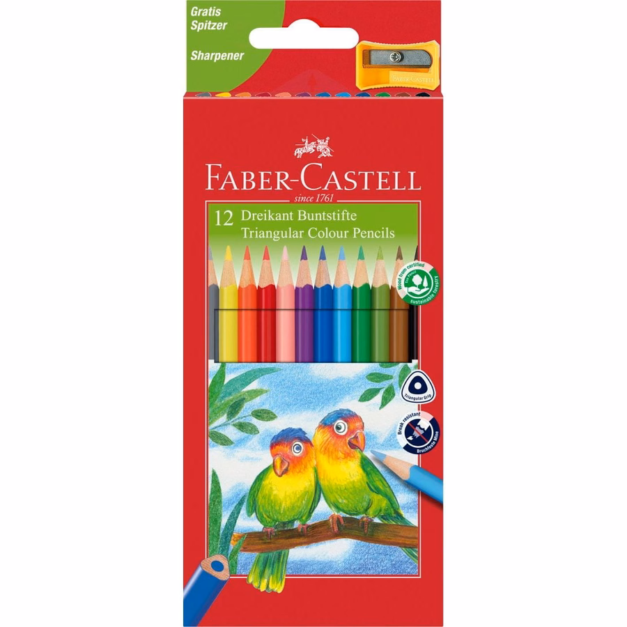 Triangular Colour Pencils