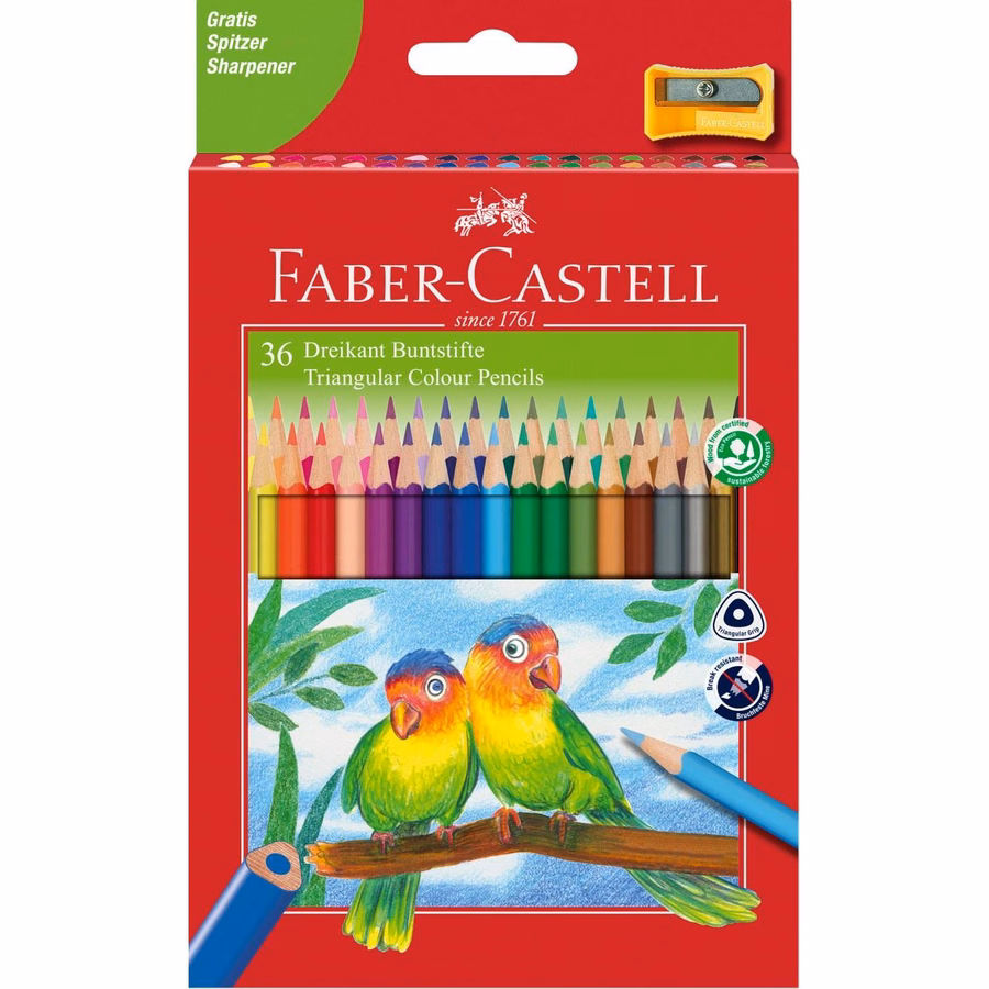 Triangular Colour Pencils