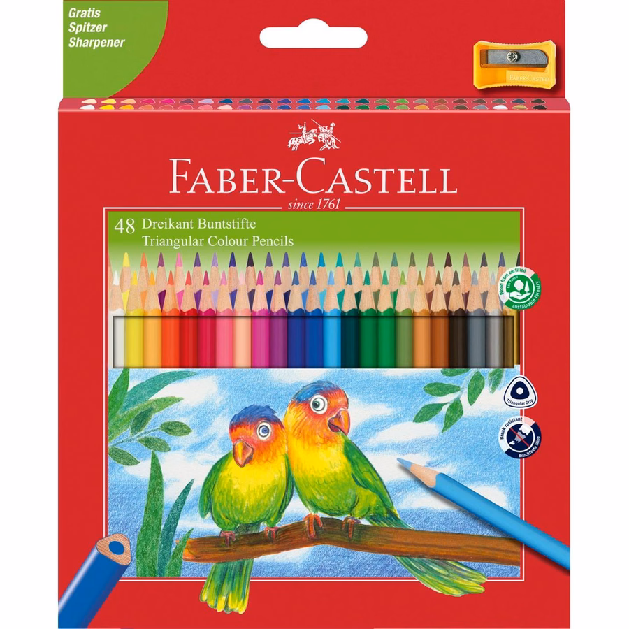 Triangular Colour Pencils