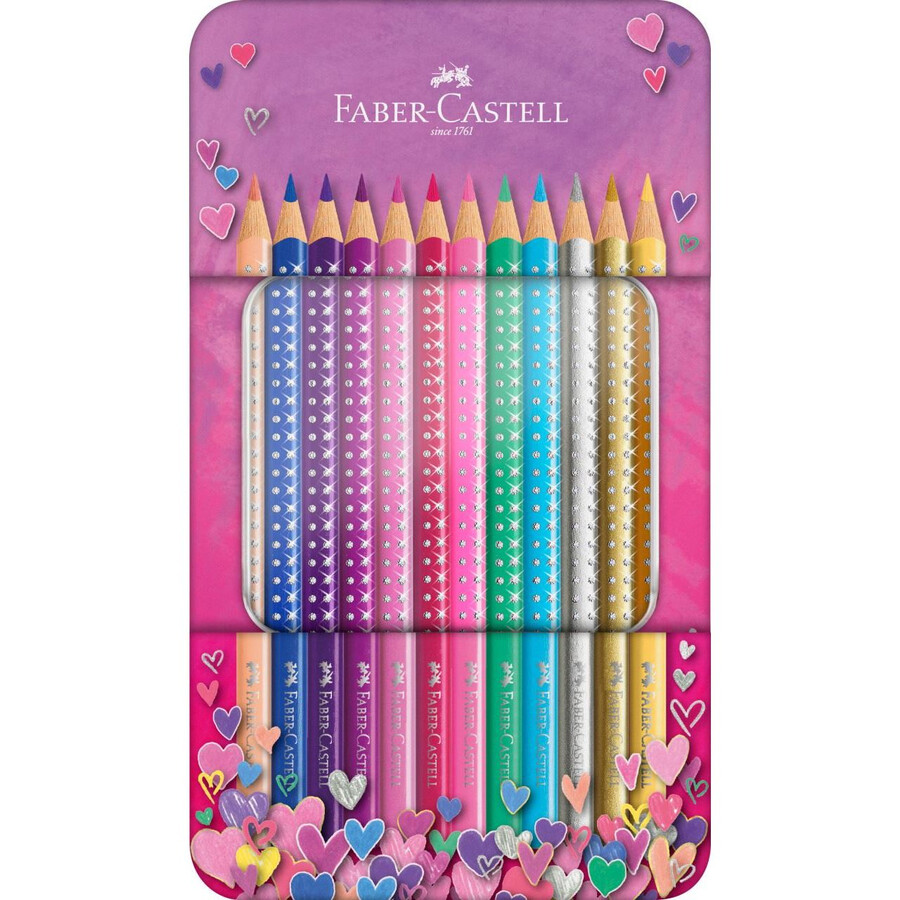 sparkle colour pencil