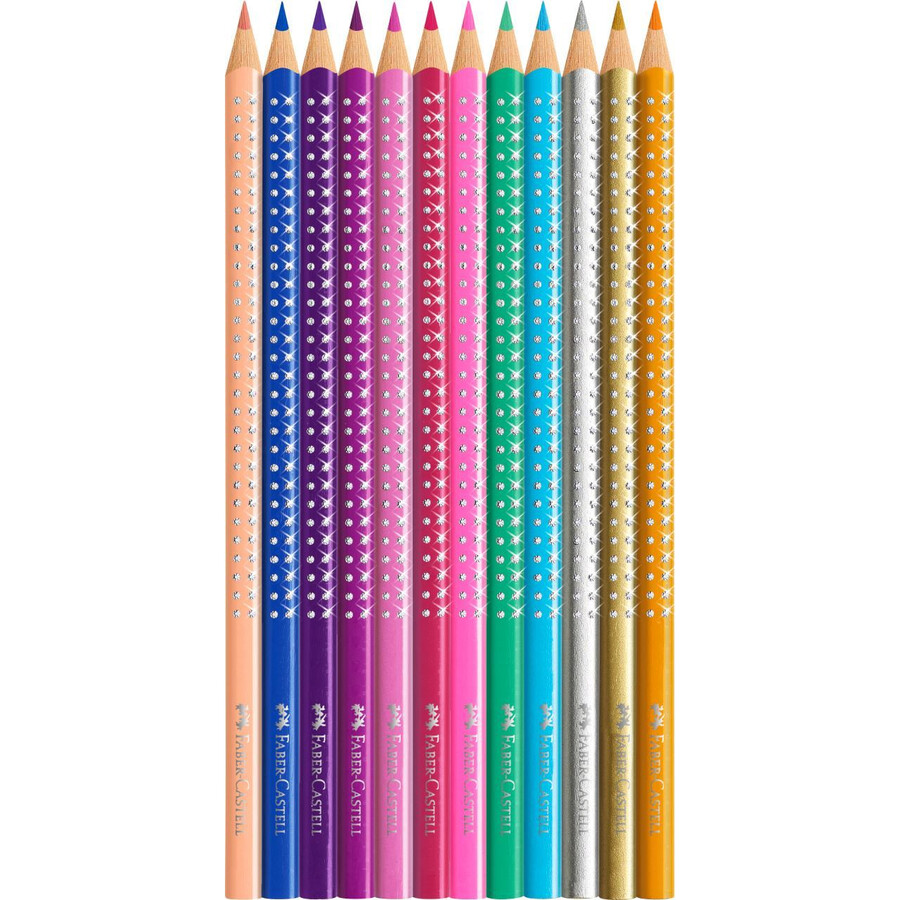 sparkle colour pencil