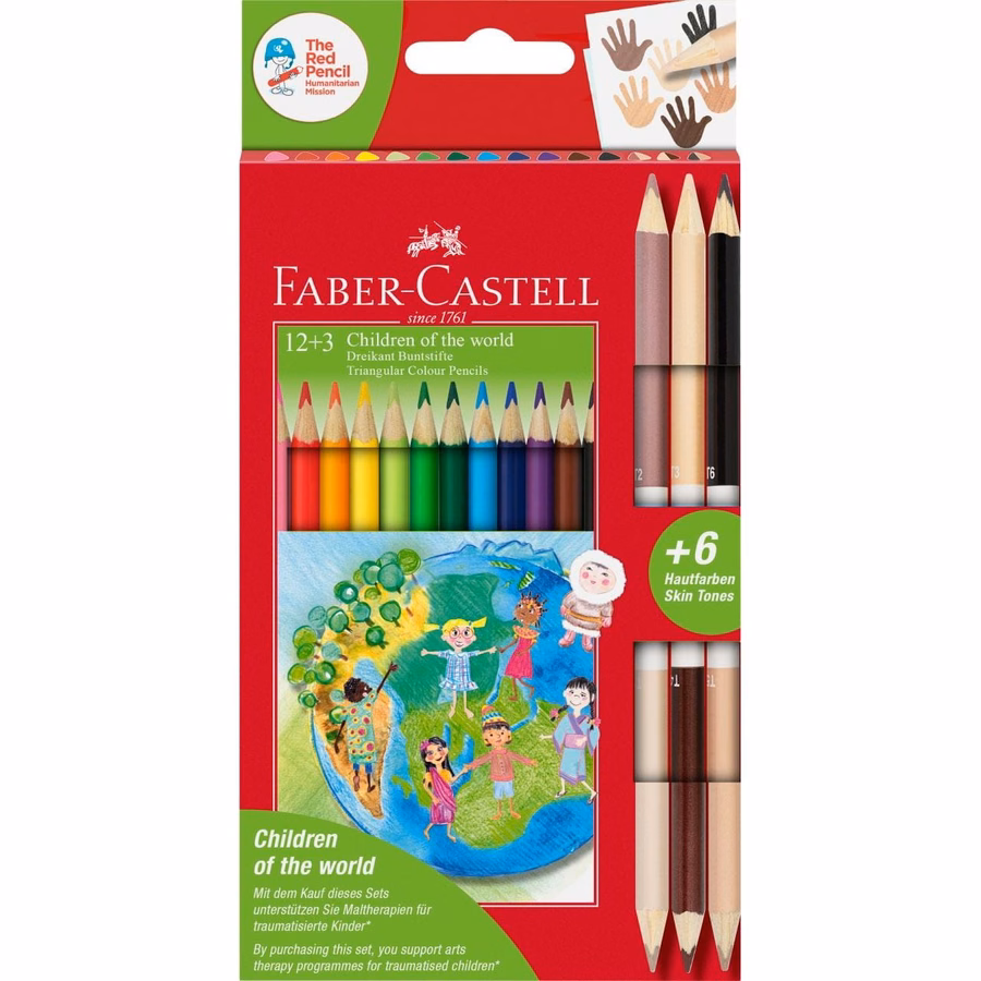 Children Of The World Colour Pencil Triangular