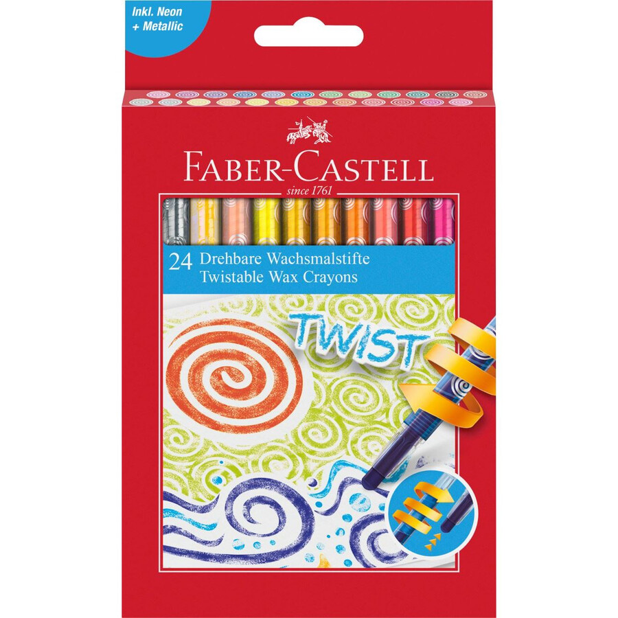 wax crayon twistable