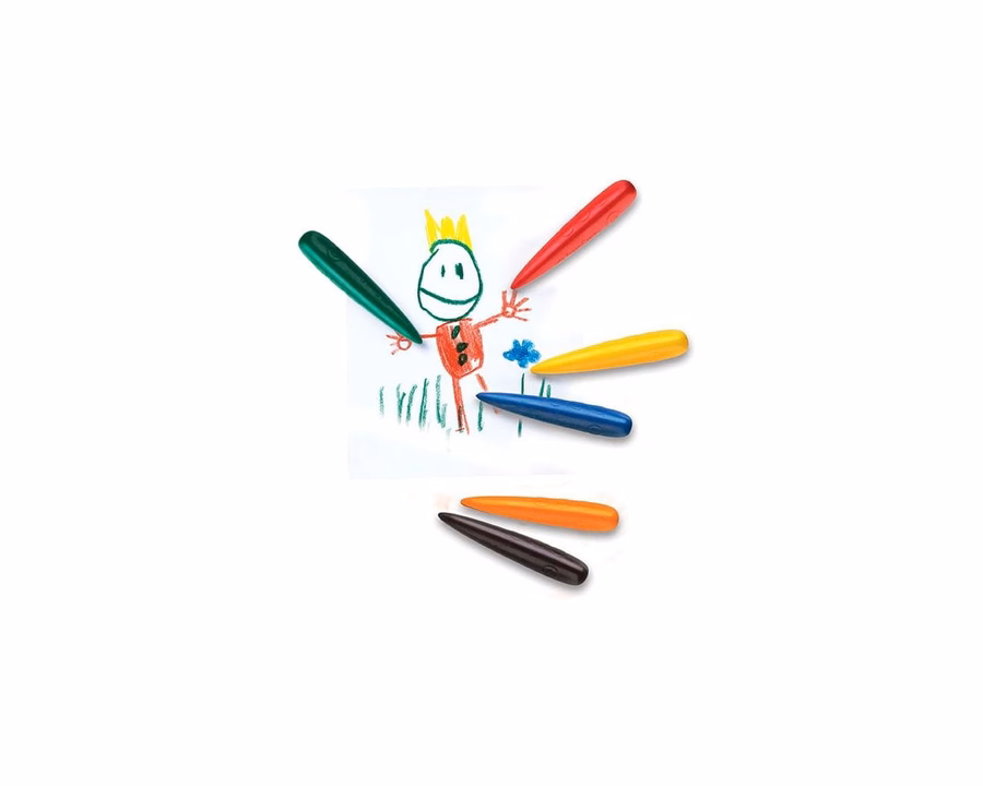First Grip Crayons Set Of 6