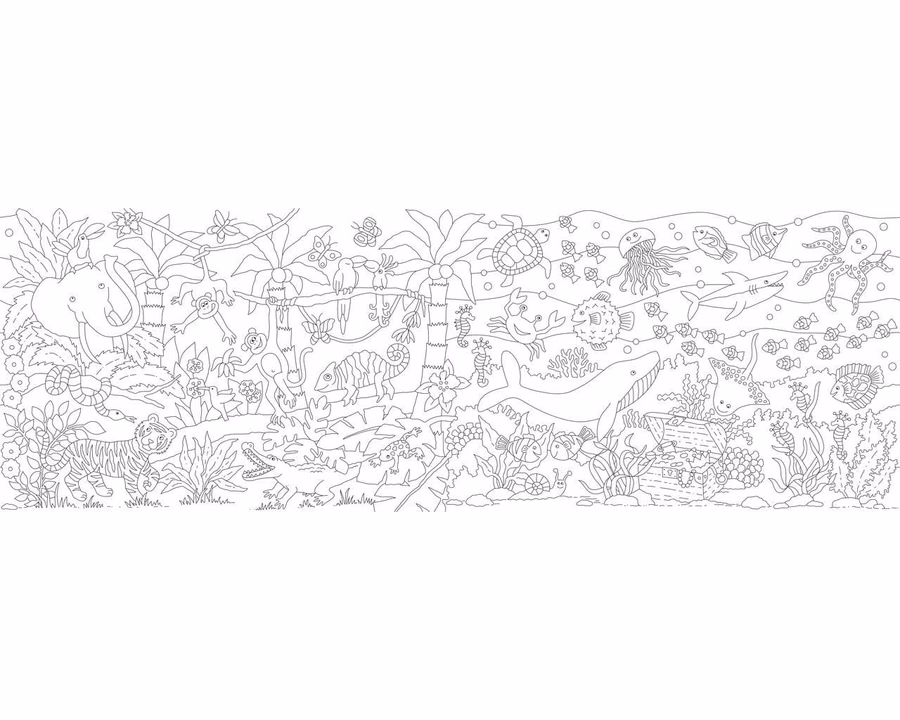 Banner Roll Jungle & Sea World