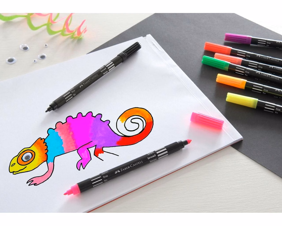 Double-Ended Felt-Tip Pen