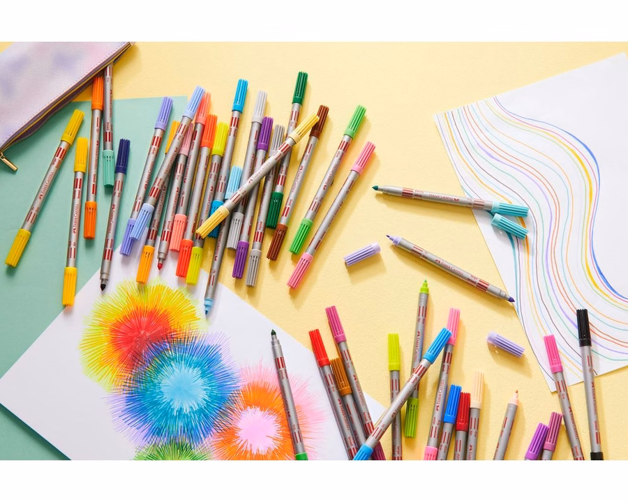 Double-Ended Felt-Tip Pen