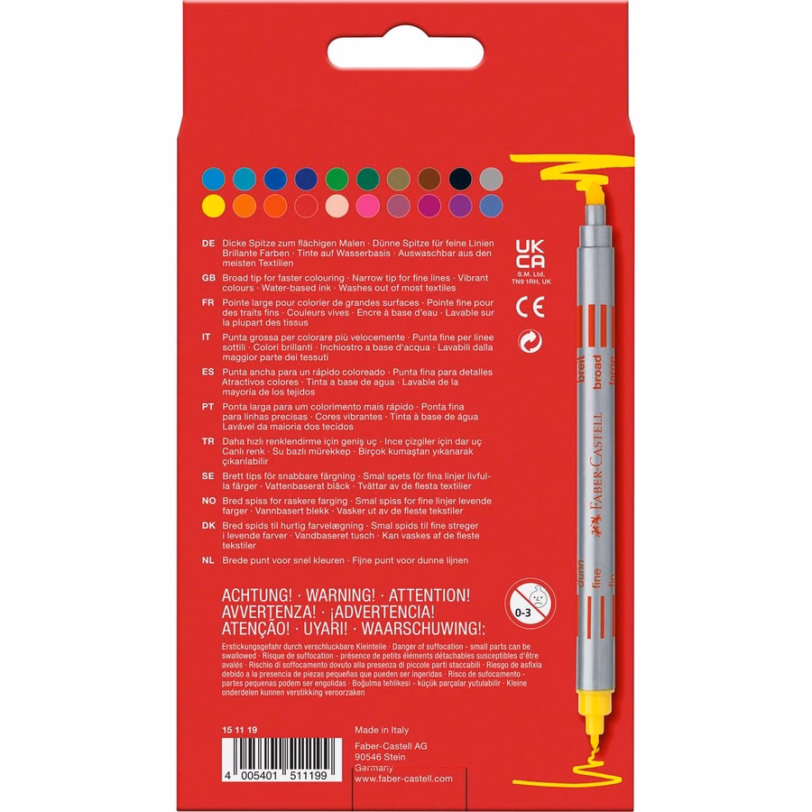 Double-Ended Felt-Tip Pen
