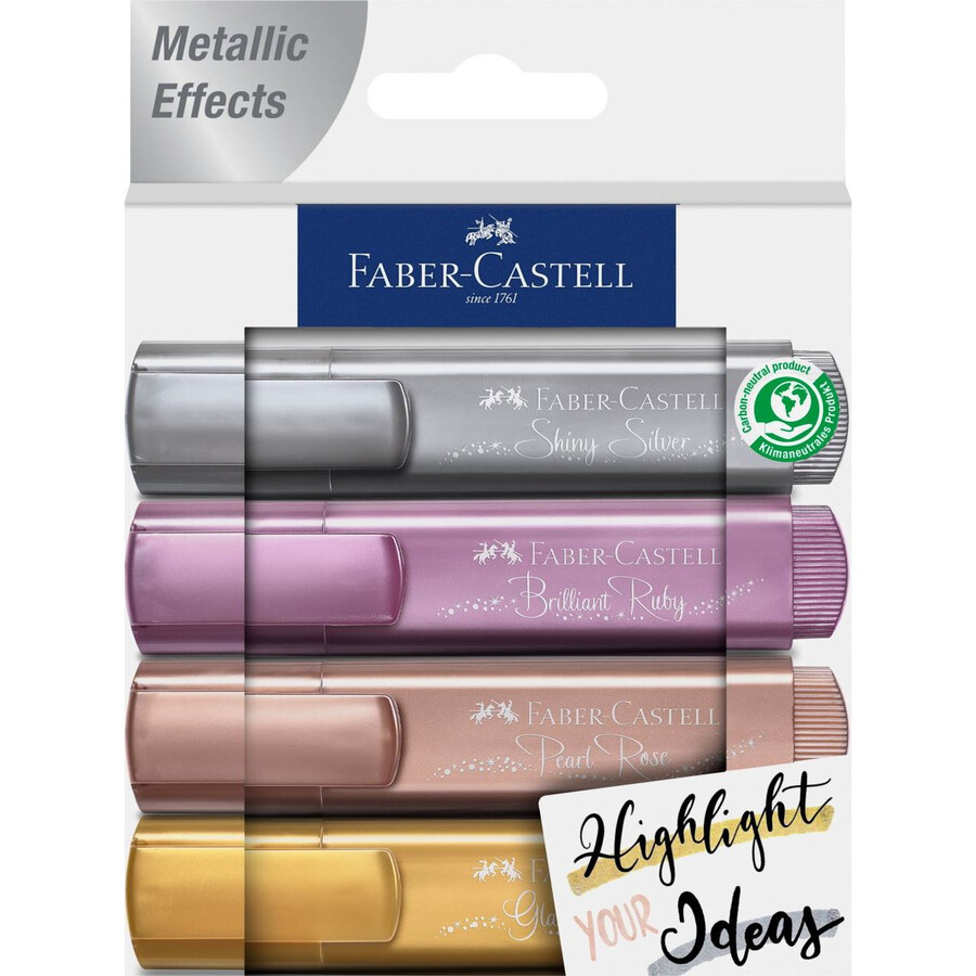 highlighter tl 46 metallic wallet 4 cs