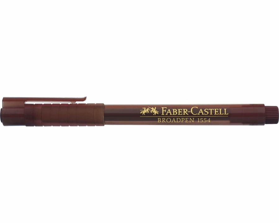 Fibre Tip Pen Broadpen Document Dark Brown