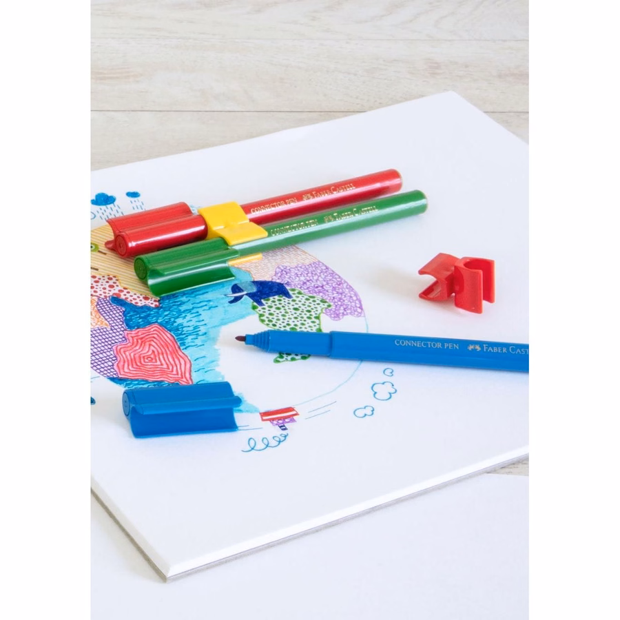 Connector Felt Tip Pen Set Mesh Tins