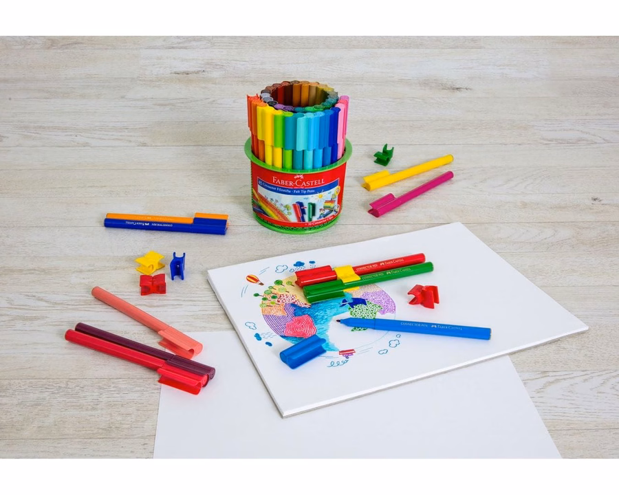 Connector Felt Tip Pen Set Mesh Tins
