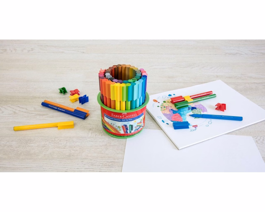 Connector Felt Tip Pen Set Mesh Tins