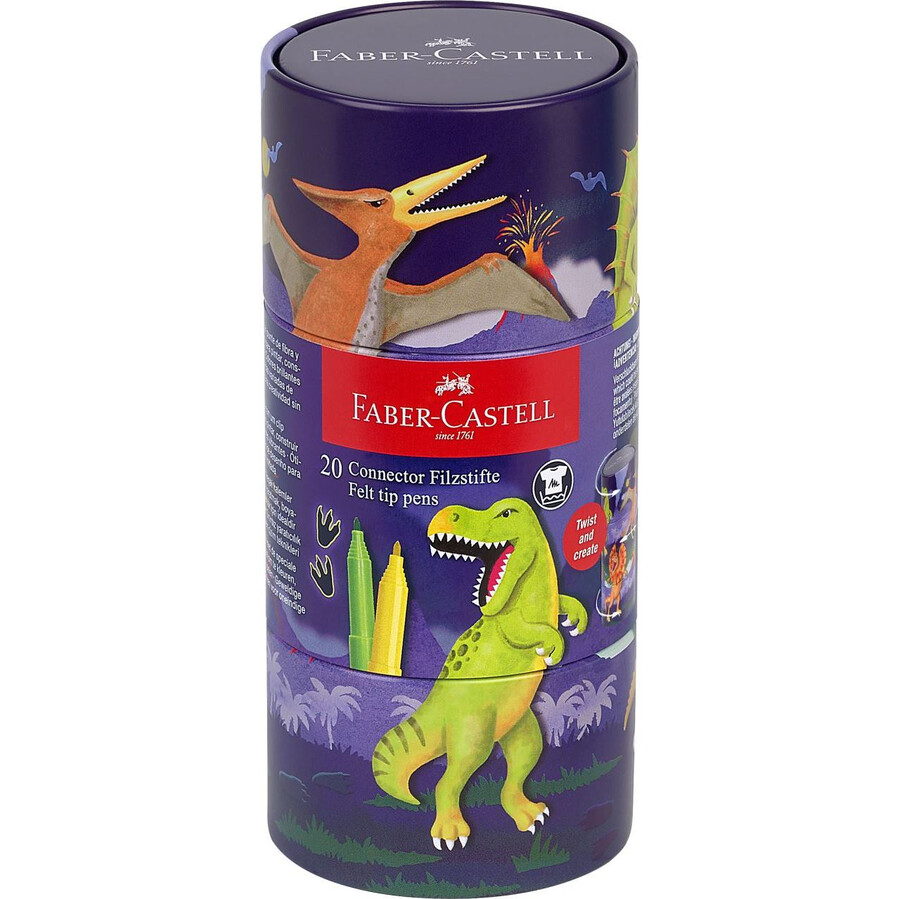 connector felt-tip pen dinosaur