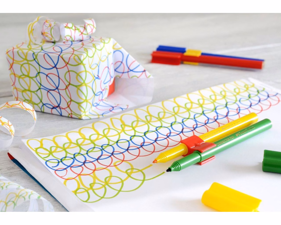 Connector Felt Tip Pen Set Carrying Case