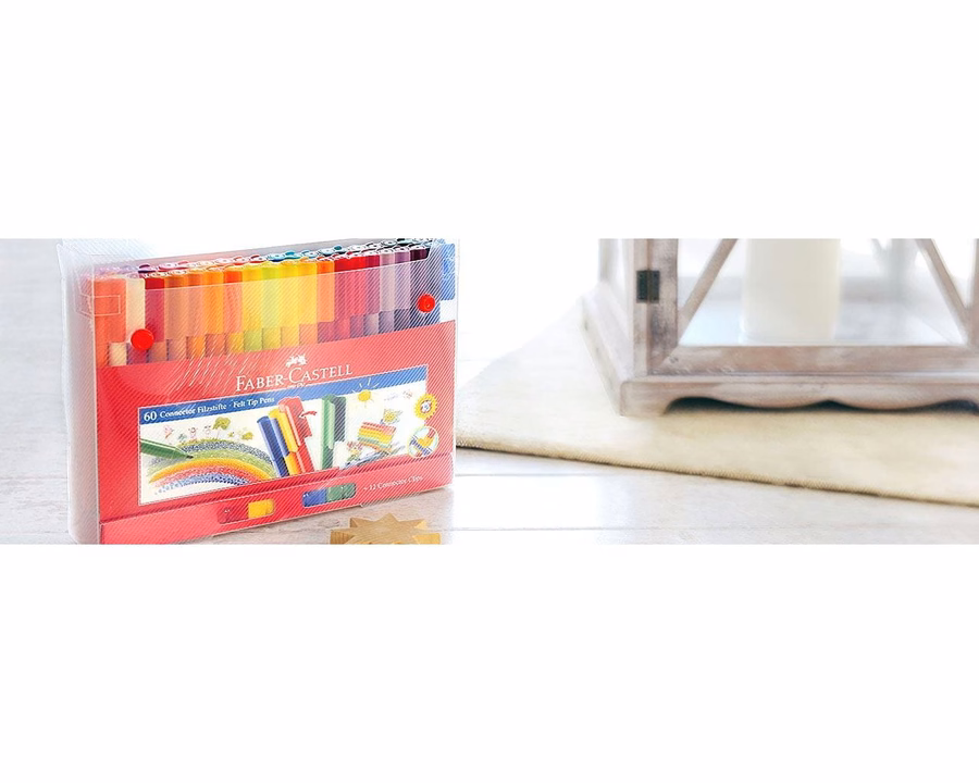 Connector Felt Tip Pen Set Carrying Case