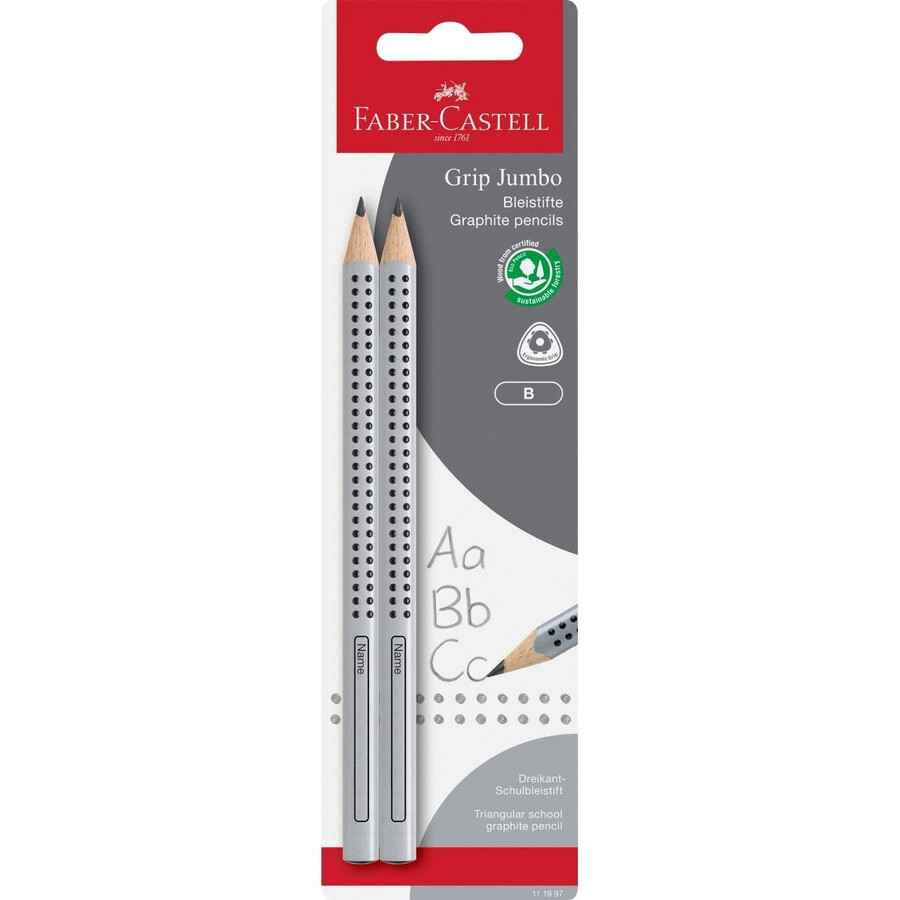 jumbo grip graphite pencil set b