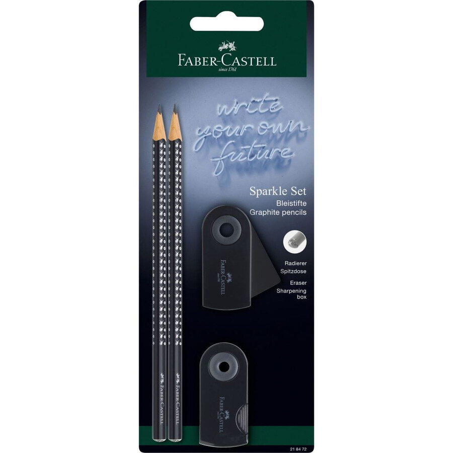 sparkle graphite pencil set