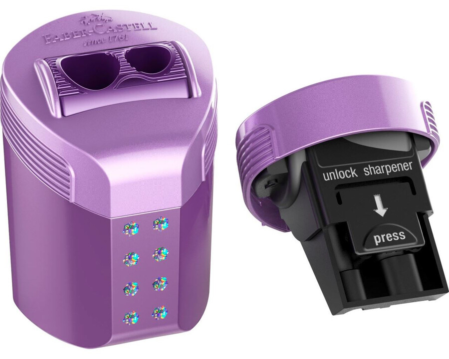 rollon sparkle double hole sharpener box