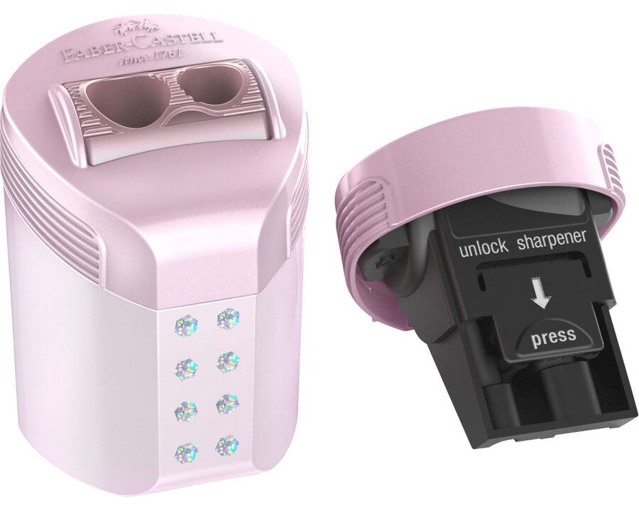 rollon sparkle double hole sharpener box