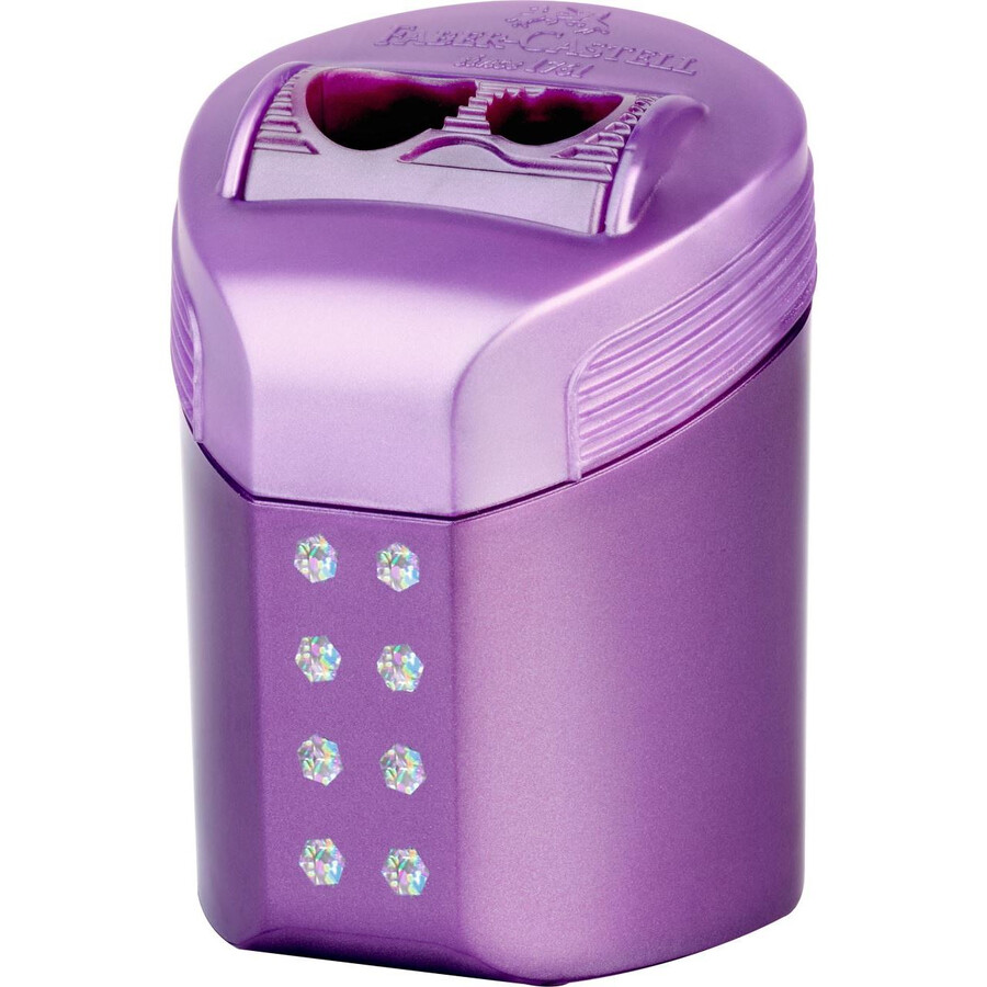 rollon sparkle double hole sharpener box